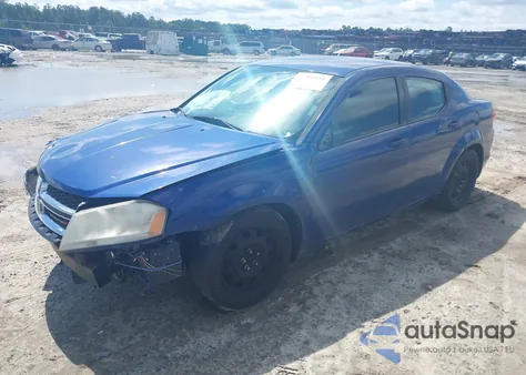 2014 Dodge Avenger Se from USA, damaged, VIN 1C3CDZAG7EN137047
